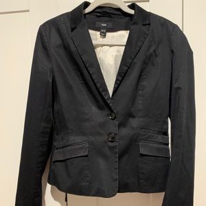H&M black fitted blazer